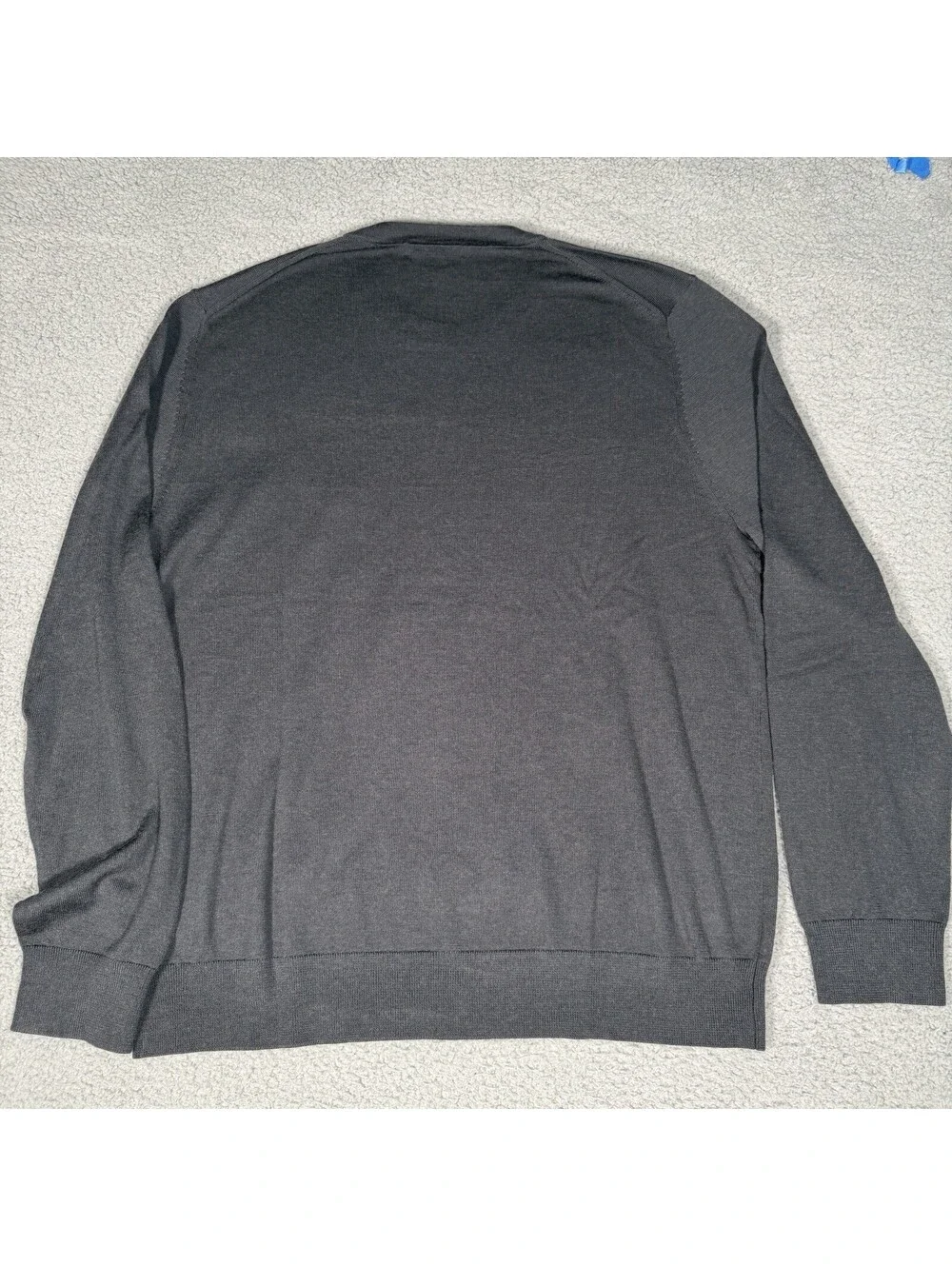 Banana Republic Merino Wool Sweater Mens XL Gray Crewneck Lightweight NWT